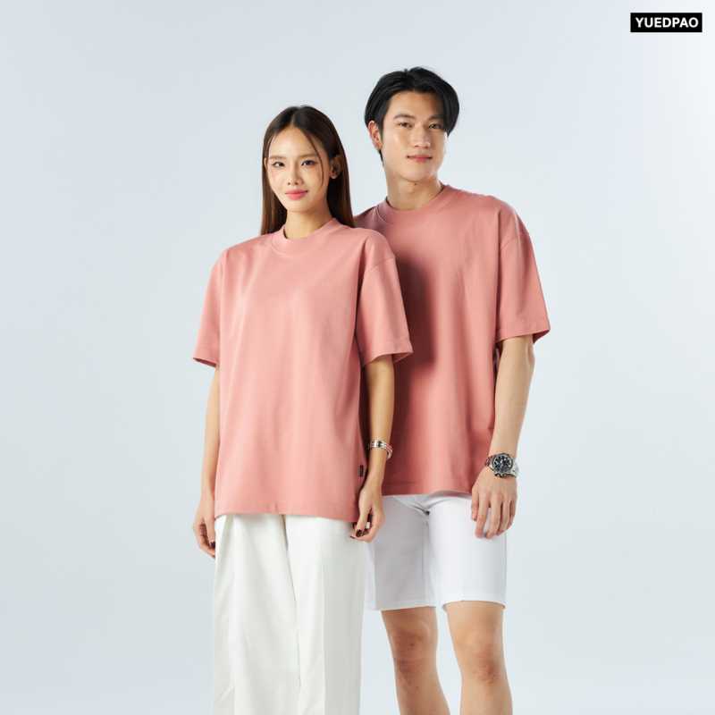 Yuedpao เสื้อยืด Feather Comfort Oversized สี Quartz pink