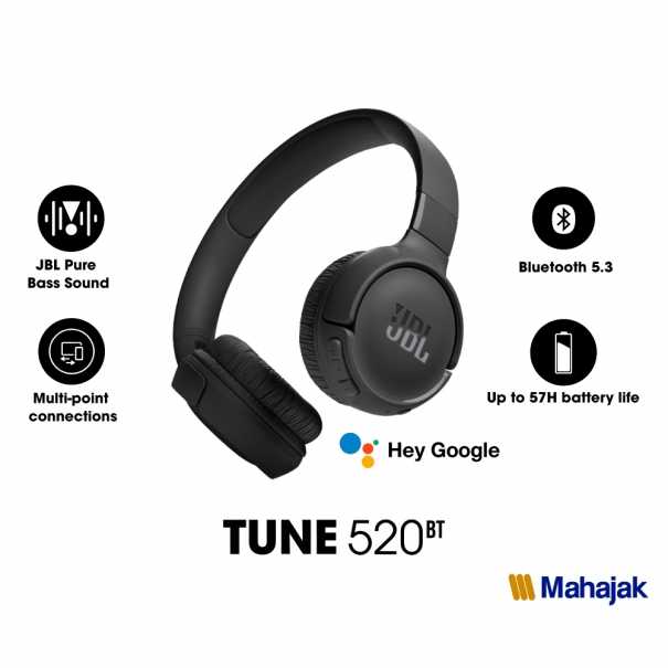 TUNE520BT หูฟังไร้สาย JBL