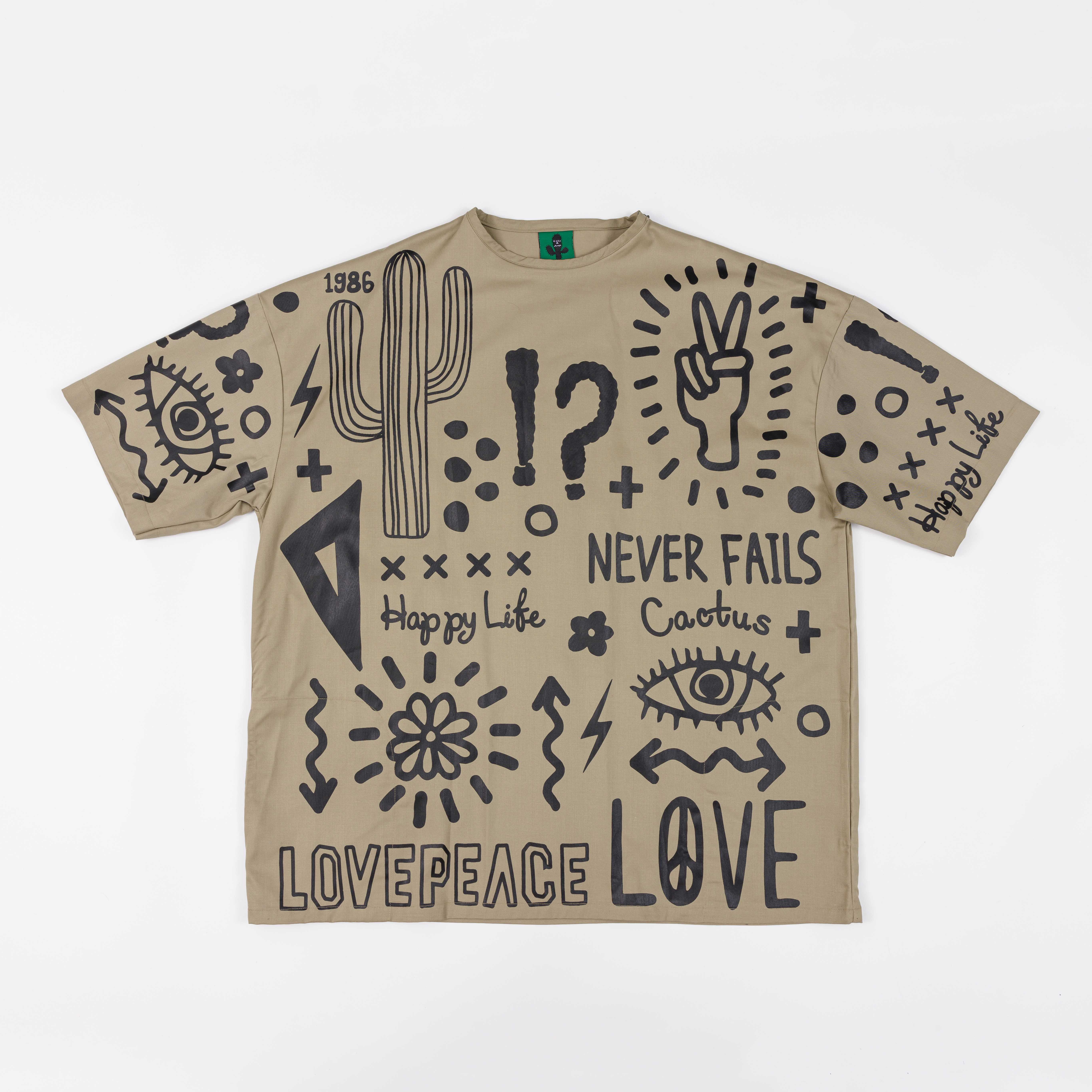 BS 257 Oversize ZIP SHOULDER Green | doodle