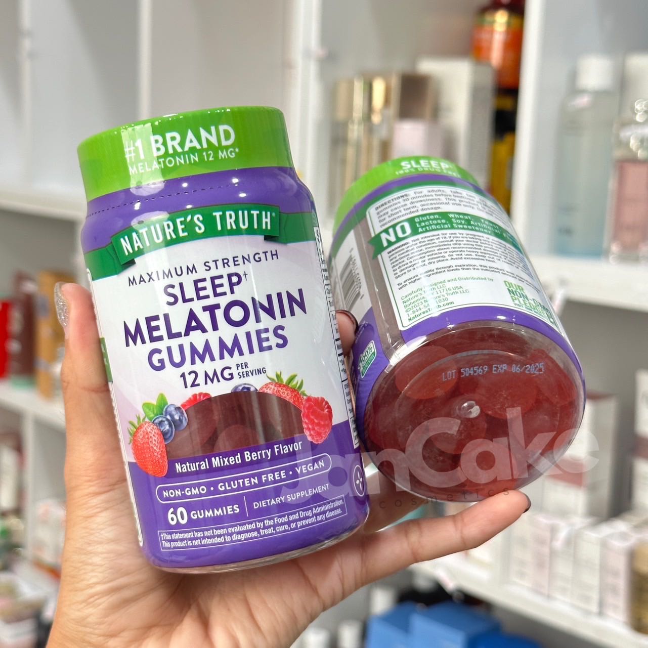 😴😴เยลลี่นอนหลับ Melatonln Nature Truth 12mg