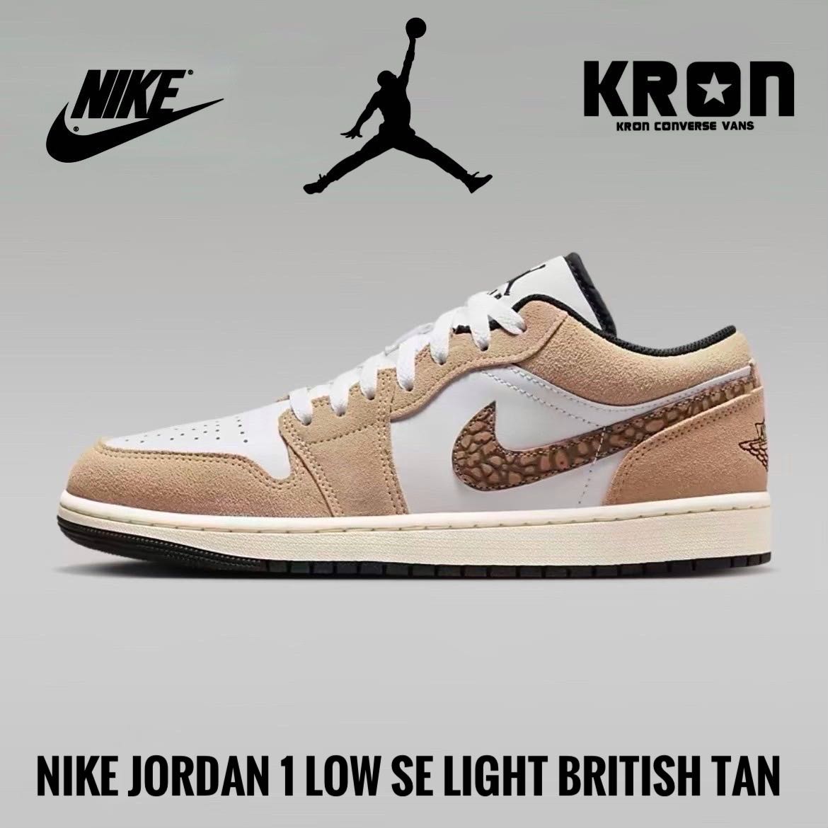 Nike Jordan 1 Low SE Light British Tan