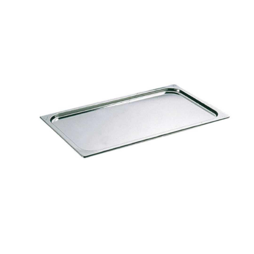 747700 STAINLESS STEEL LID WITHOUT HANDLE GN 2/1 - FOR GASTRONORM CONTAINER WITHOUT HANDLE