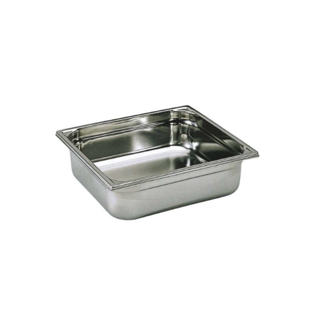 742020   FULL STAINLESS STEEL GASTRONORM CONTAINER - WITHOUT HANDLE - GN 2/3 DEPTH 200 CM