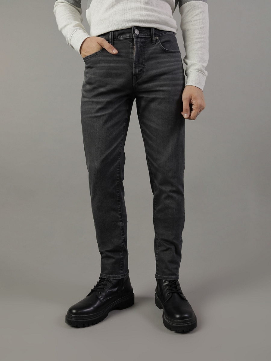 กางเกงยีนส์ ผู้ชาย CLEAN DUSTY BLACK SLIM FIT ( 011-6691-082 )