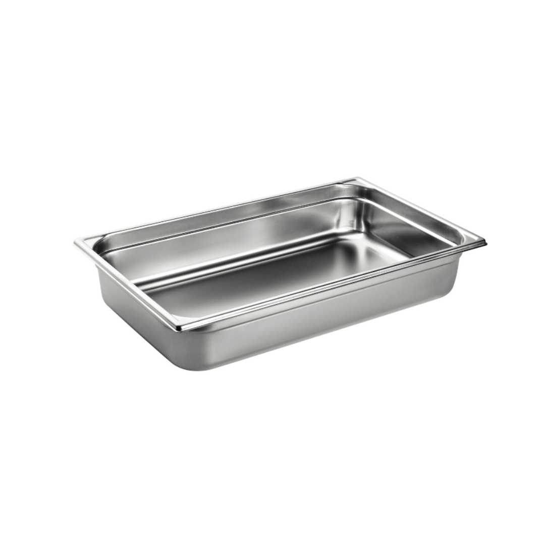741020 FULL STAINLESS STEEL GASTRONORM CONTAINER - WITHOUT HANDLE - GN 1/1 DEPTH 20 CM