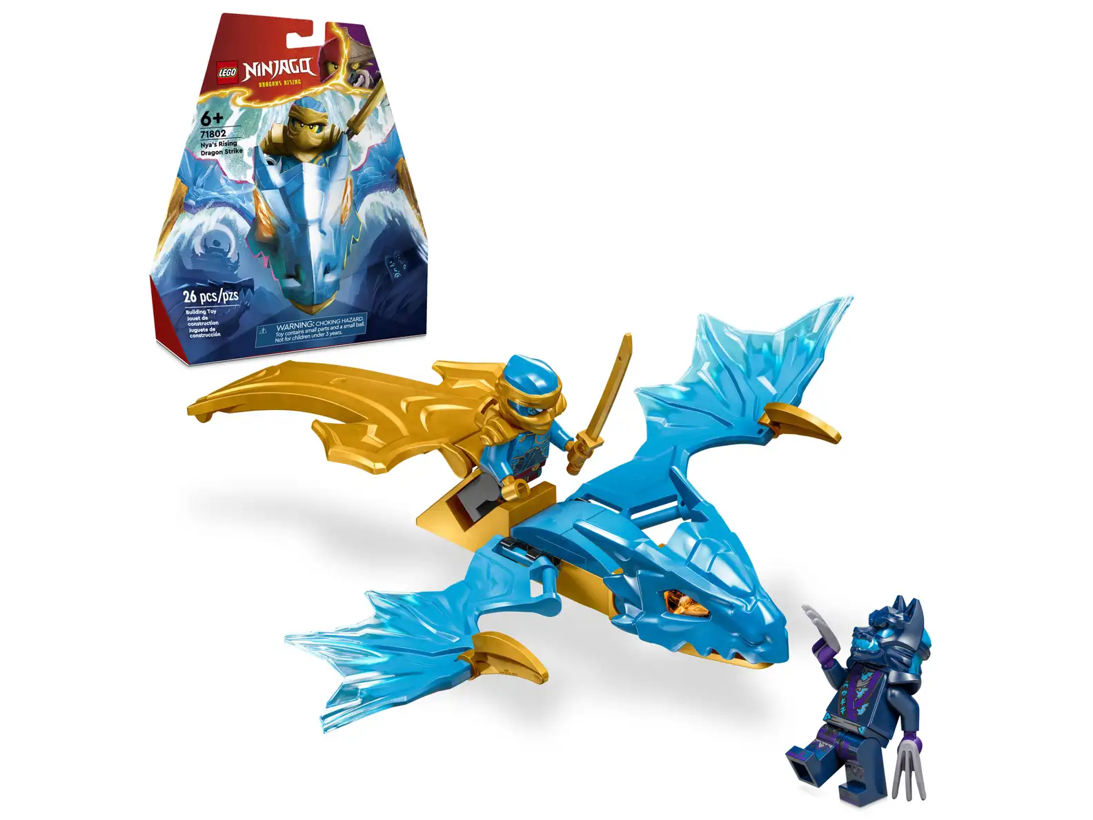 LEGO 71802 Nya's Rising Dragon Strike (สินค้าซื้อแล้วไม่รับเปลี่ยนคืน)