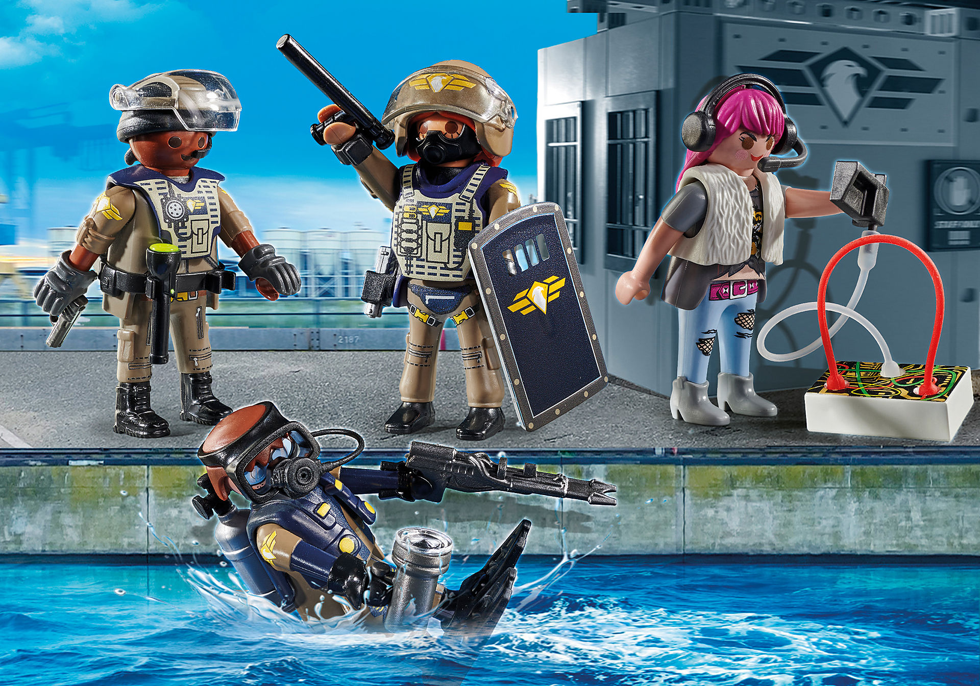 Playmobil 71146 Tactical Unit - Figure Set SWAT เซ็ตฟิกเกอร์ทีมSWAT