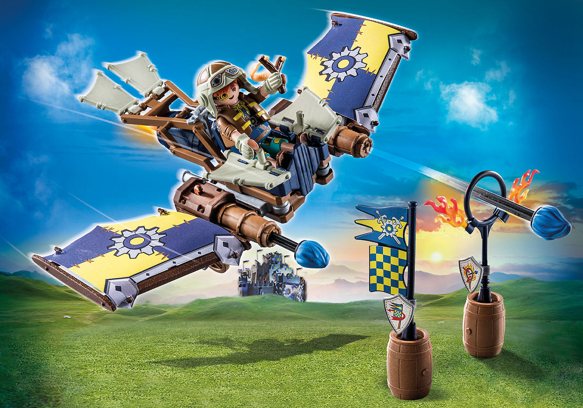 Playmobil 71211 Novelmore - Dario's Glider โนเวลมอร์ เครื่องร่อนของดาริโอ