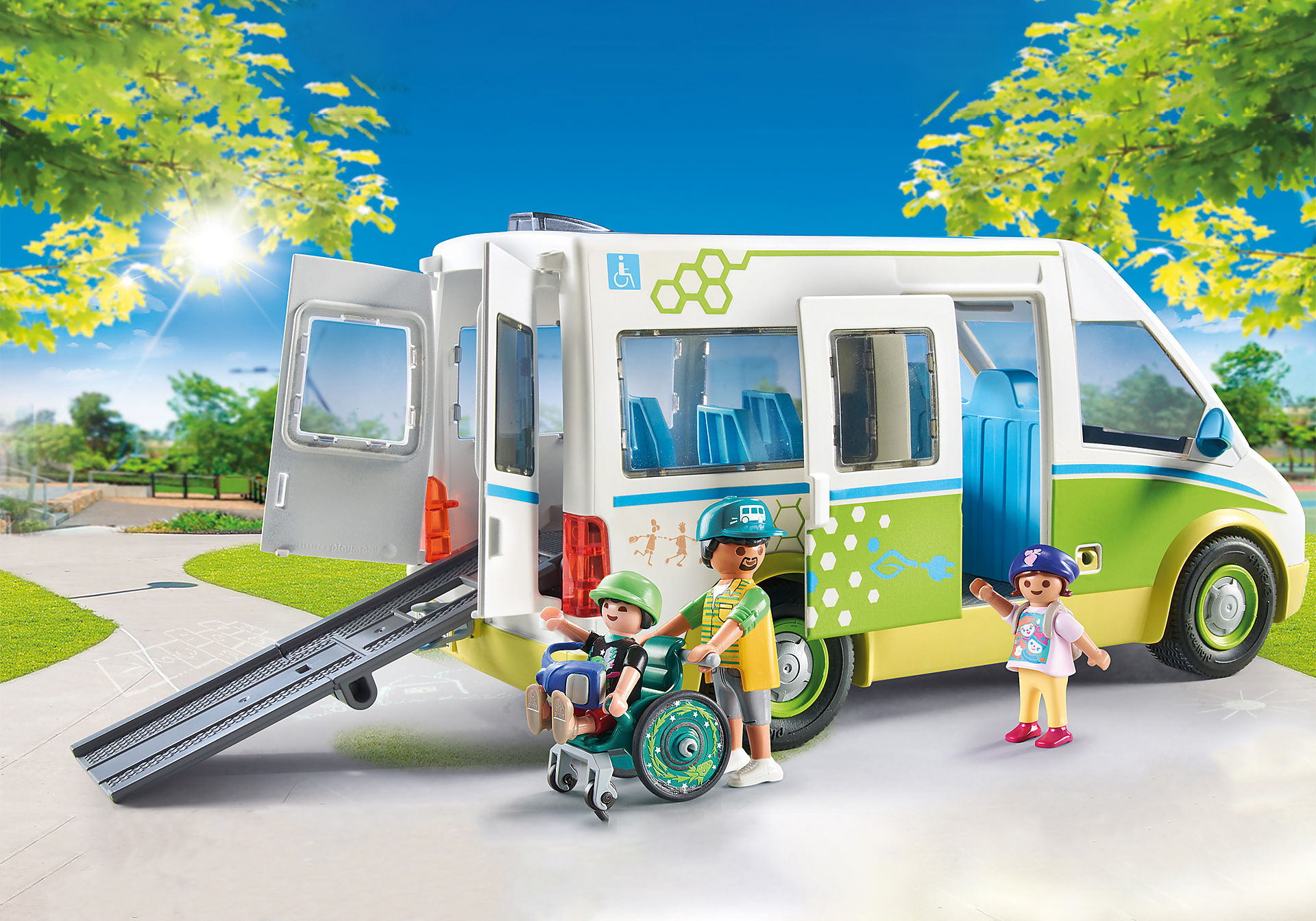 Playmobil 71329 School School Bus โรงเรียน รถโรงเรียน