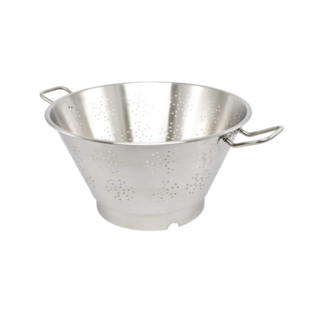 713245 CONICAL STAINLESS STEEL STRAINER WITH RIMMED BOTTOM 45 CM