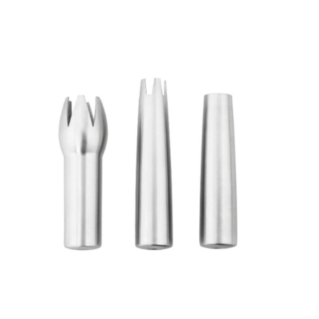 672038 SET OF 3 STAINLESS STEEL TIPS FOR WHIPPERS