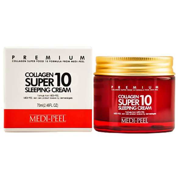 MEDI-PEEL PREMIUM Collagen Super 10 Sleeping Cream 70ml.