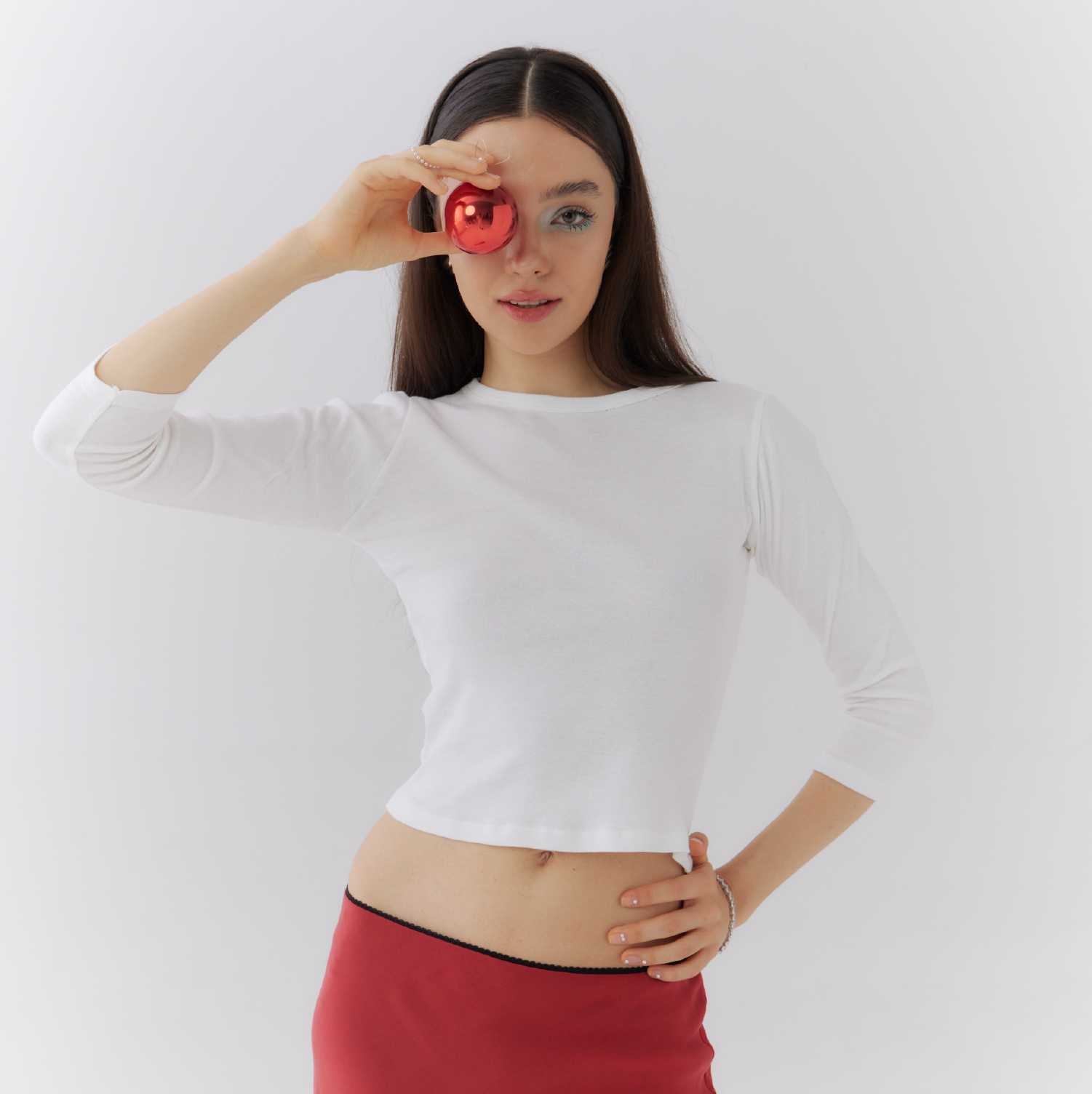 IMNOT BASIC 3/4 SLEEVES TEE