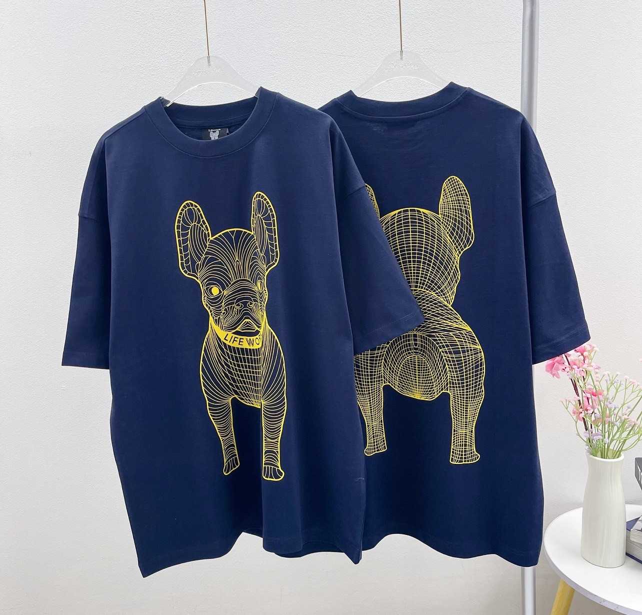 LifeWork T-Shirt (Navy/yellow)