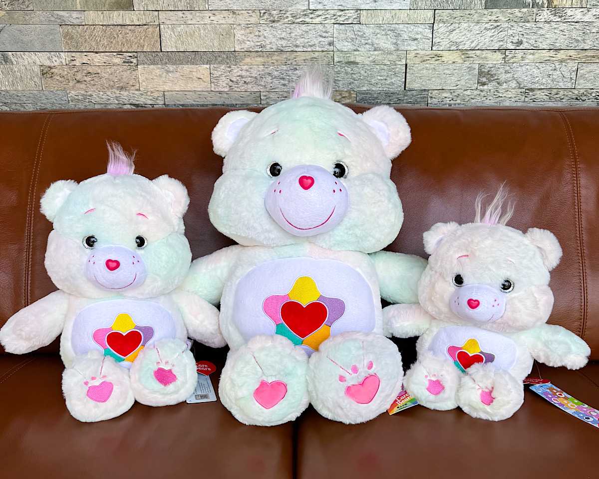 ตุ๊กตาหมีแคร์แบร์สีรุ้ง True heart (Care Bears)