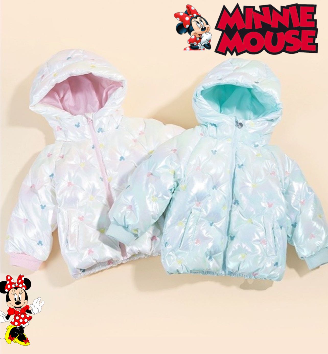 Preorder12-18วัน-(ขนเป็ดแท้) แจ๊คเก็ตดิสนีย์ ลิขสิทธิ์แท้ /Sz90-140