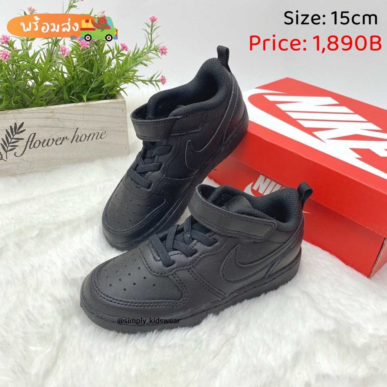 พร้อมส่ง  Nike Court Black