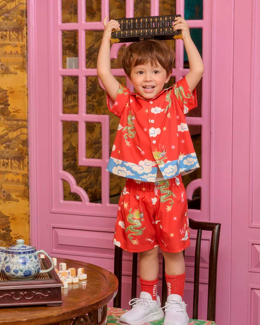 Lunar Dragon Shirt Set