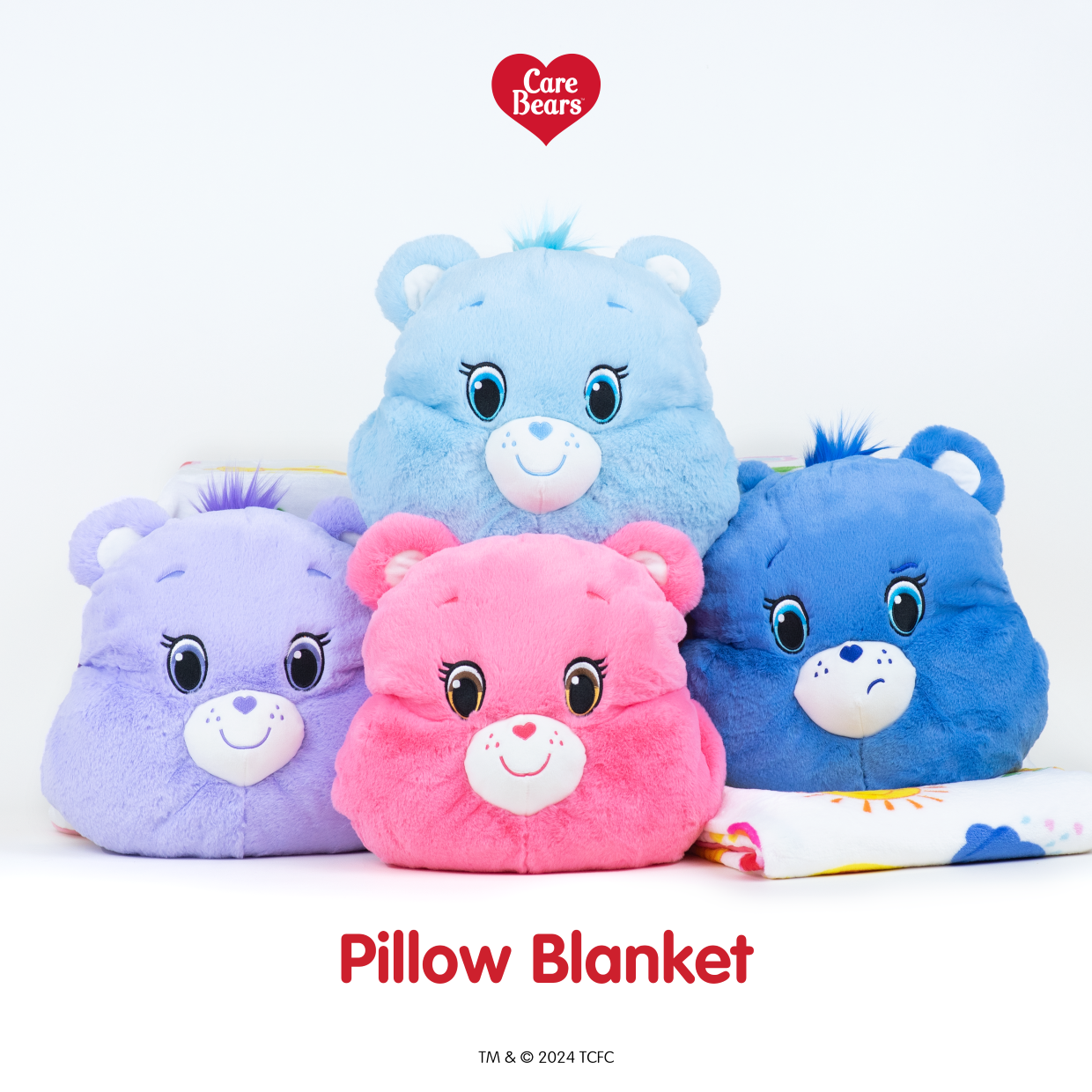 Care Bears Pillow-Blanket (หมอนผ้าห่มซุกมือแคร์แบร์)