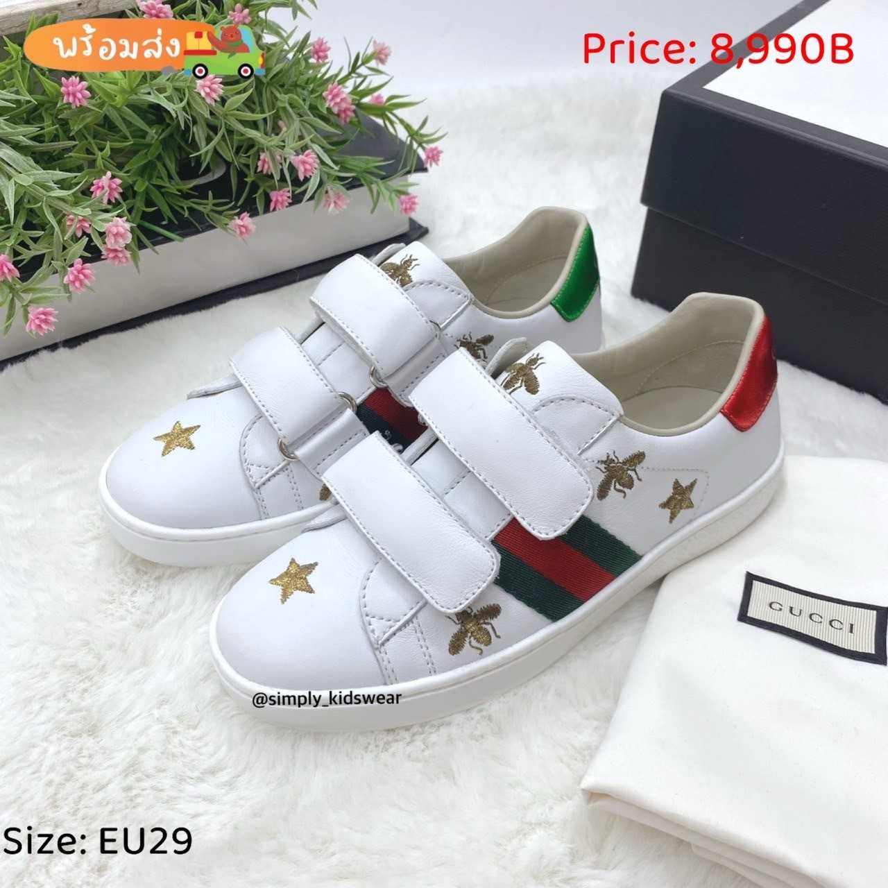 พร้อมส่ง  Gucci White  Shoes