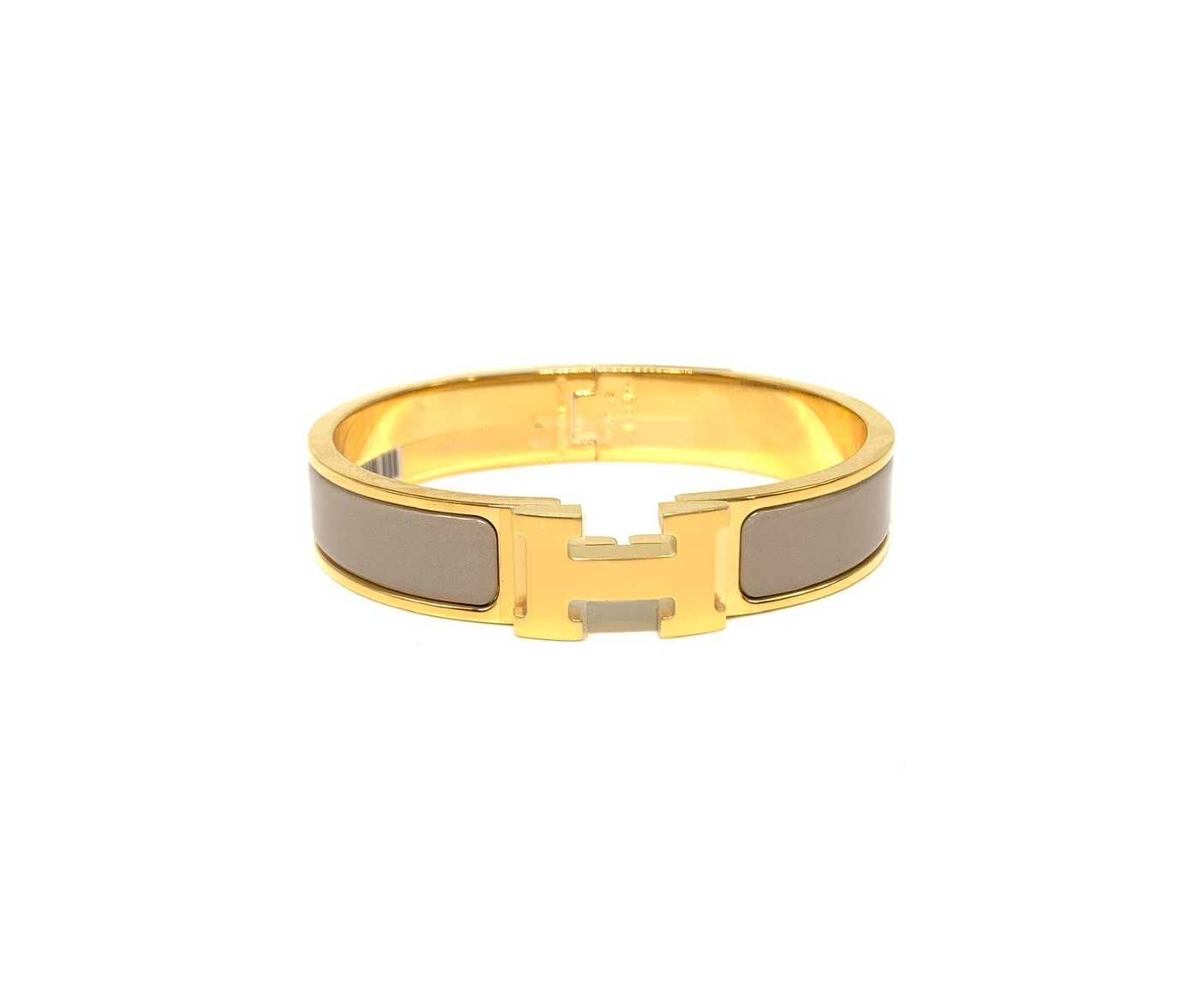 New Hermes Clic clac pm marron ghw