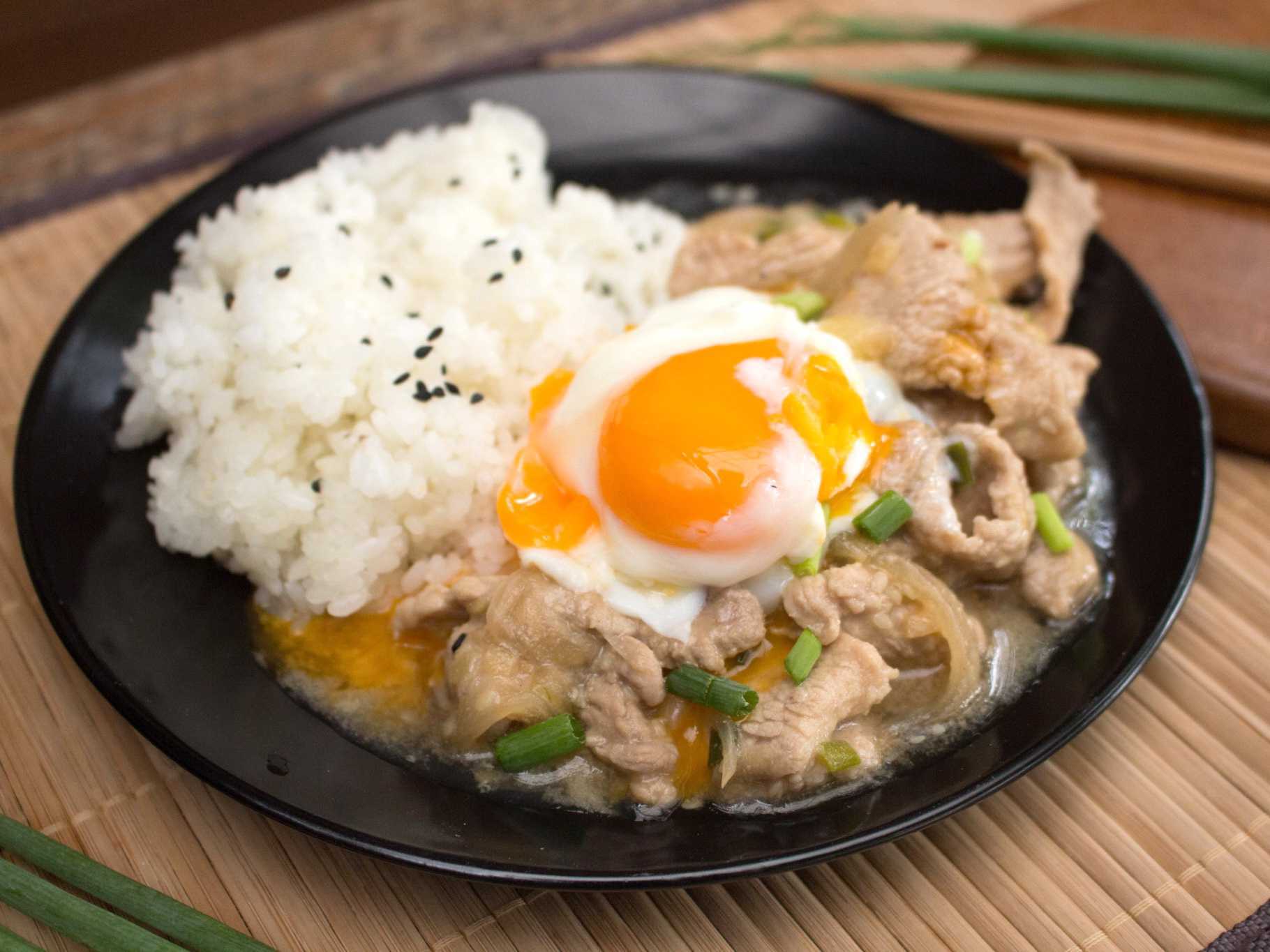 ข้าวหน้าหมูญี่ปุ่นลีน
