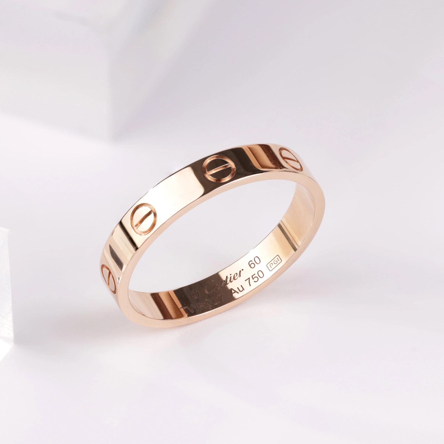 แหวน CARTIER รุ่น Love Wedding Band Pink Gold