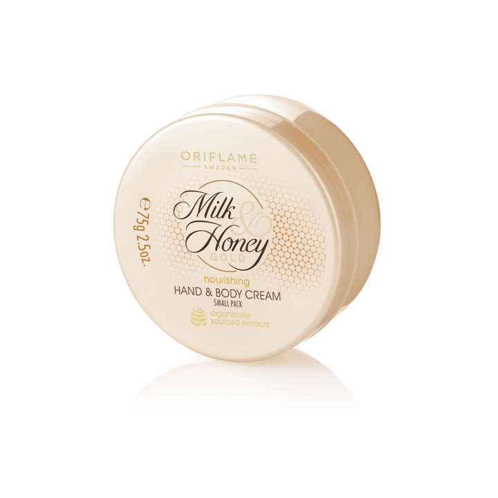 ออริเฟลม 35484 MILK & HONEY GOLD บำรุงมือ และครีมทาผิวแพ็คเล็ก