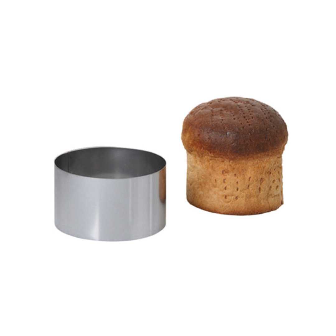 371504 STAINLESS STEEL SURPRISE BREAD RING 32 SANDWICHES 18X9 CM