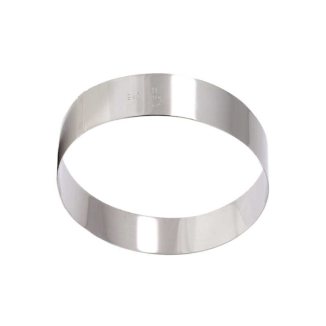 371210 STAINLESS STEEL CAKE RING HEIGHT 3.5 CM 28 CM
