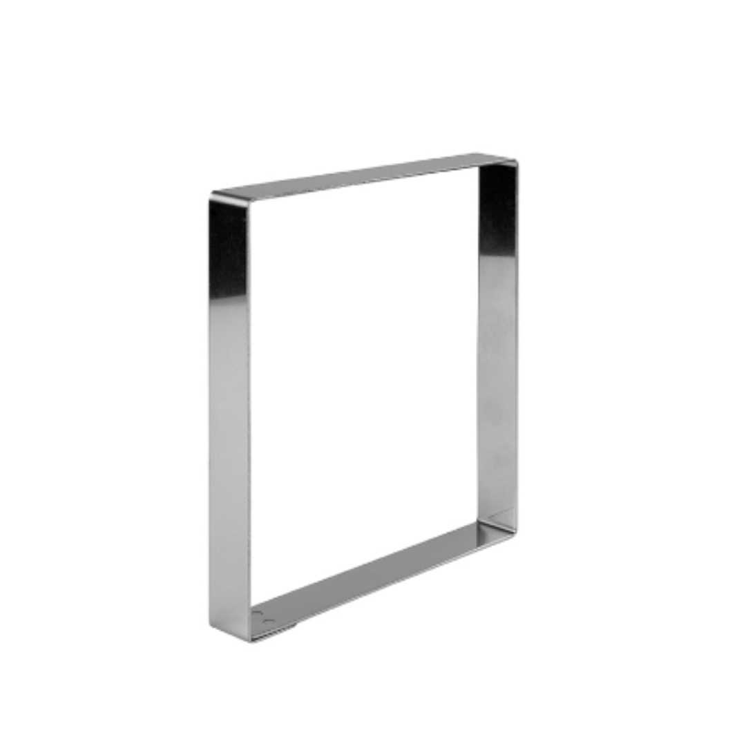 371126 STAINLESS STEEL SQUARE TART FRAME 18 CM HEIGHT 2 CM