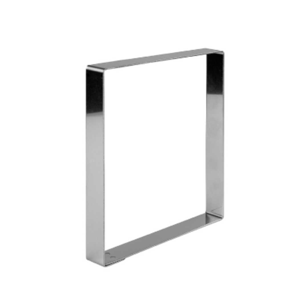 371124 STAINLESS STEEL SQUARE TART FRAME 15 CM HEIGHT 2 CM