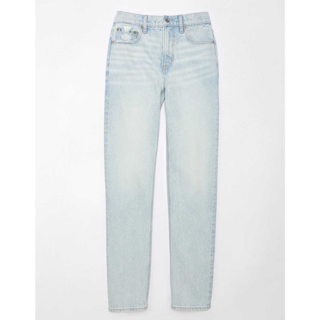 กางเกงยีนส์ ผู้หญิง SUPER HIGH-RISE STRAIGHT JEANS ( 043-4931-946 )