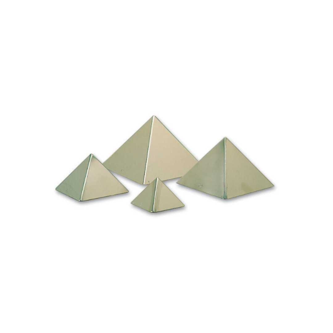 341104 STAINLESS STEEL PYRAMID SQUARE BASE 15X15X10 CM