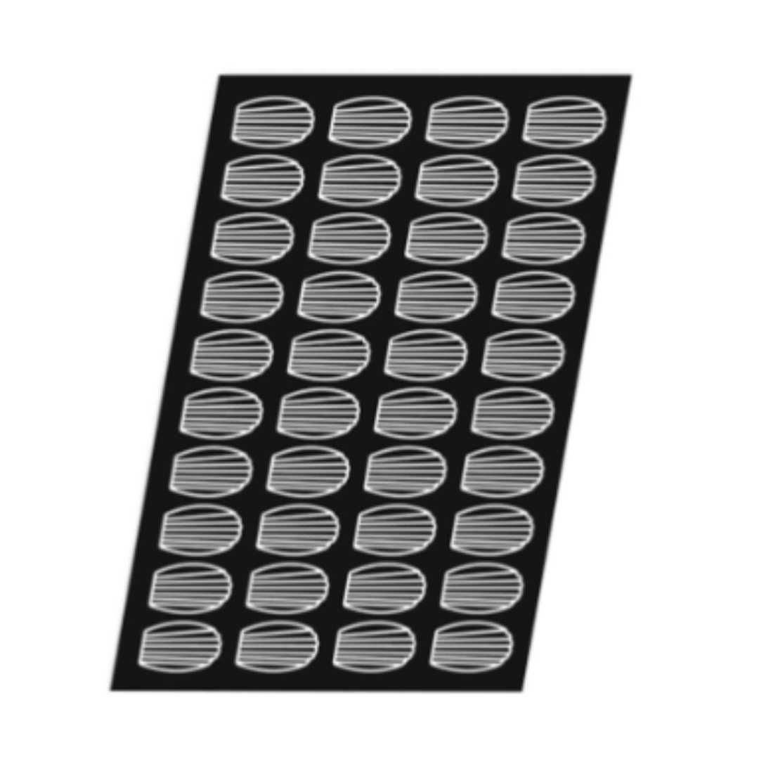 336517 FLEXIPAN MOULD TRAY GN 1/1 27 MADELEINES 7.8X4.7 CM