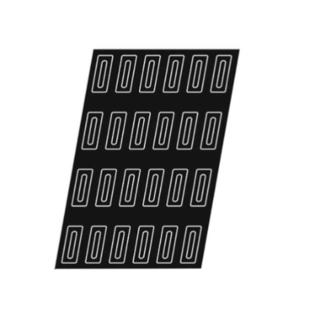 336107 FLEXIPAN MOULD TRAY 60X40 24 INGOTS WITH GROOVE 10X4 CM