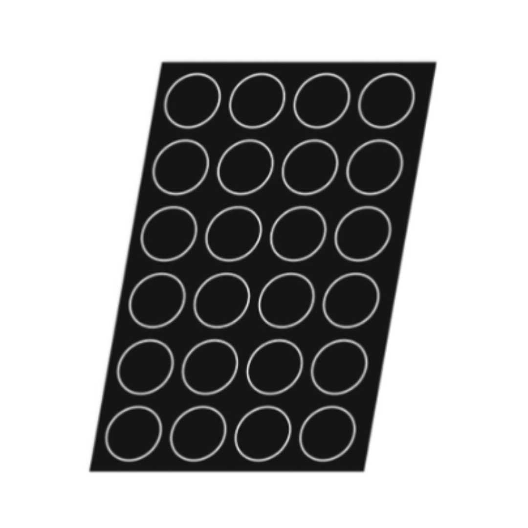 336048 FLEXIPAN MOULD TRAY 60X40 24 COOKIES 7.8 CM