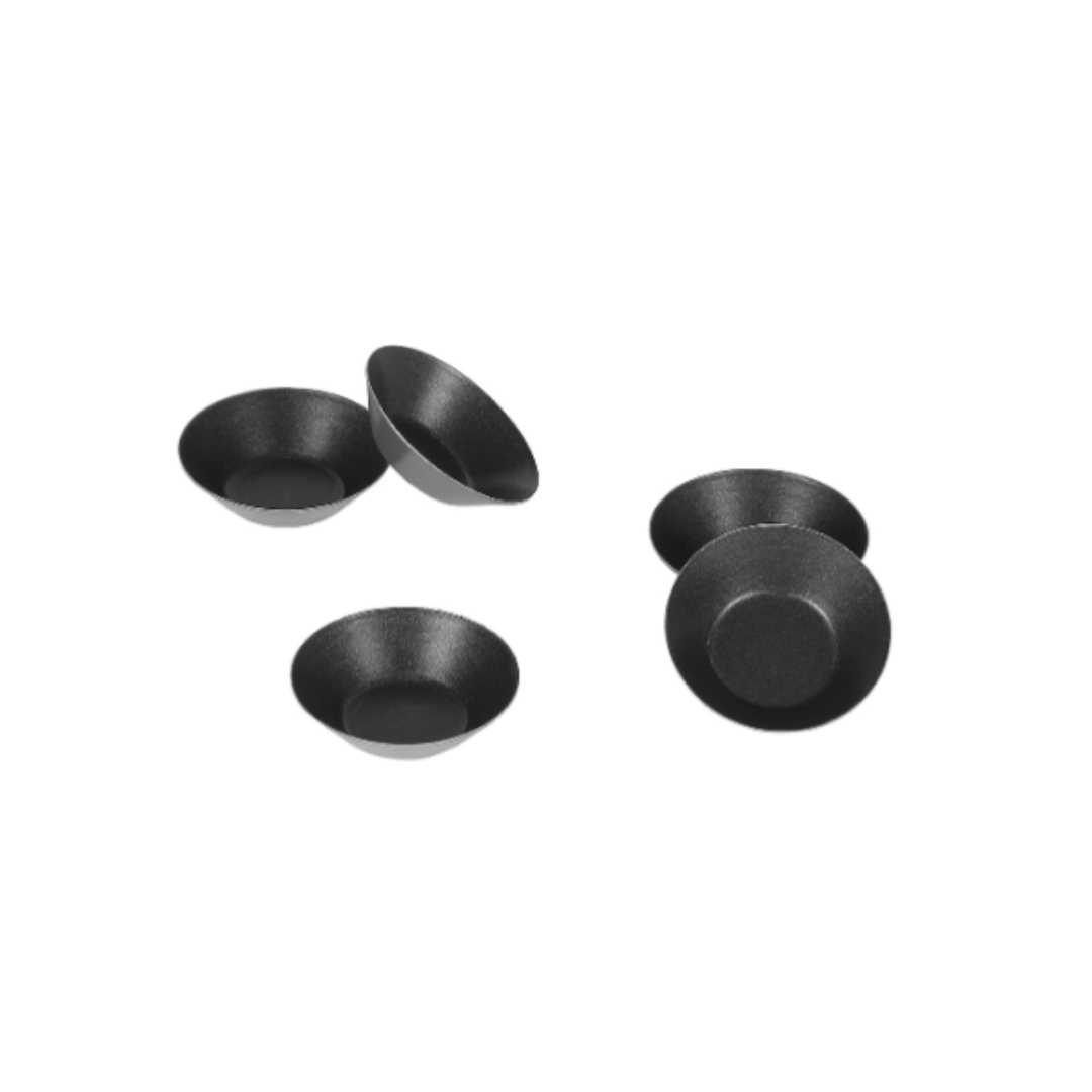 332675 25 EXOPAN ROUND RIMLESS TARTLET TINS 6.5 CM