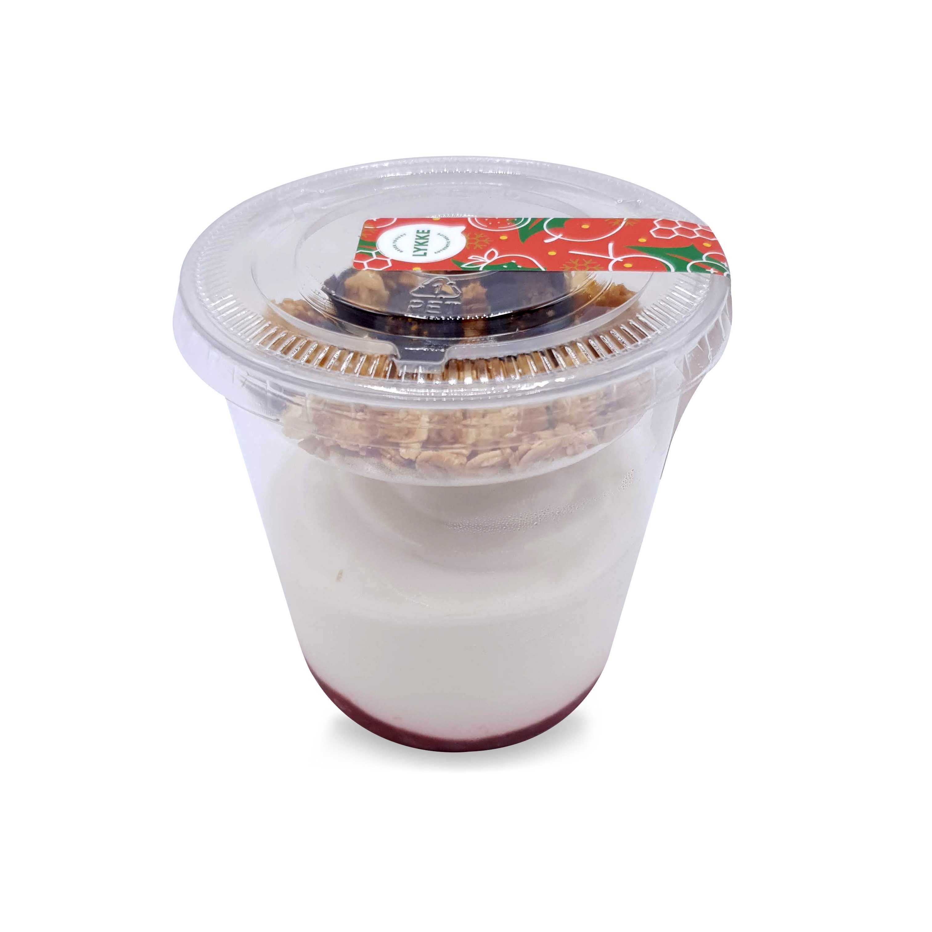 Greek Yogurt Strawberry Large  BBF07/06/2025 (กรีกโยเกิร์ต รสสตอว์เบอร์รี่ ถ้วยใหญ่ )