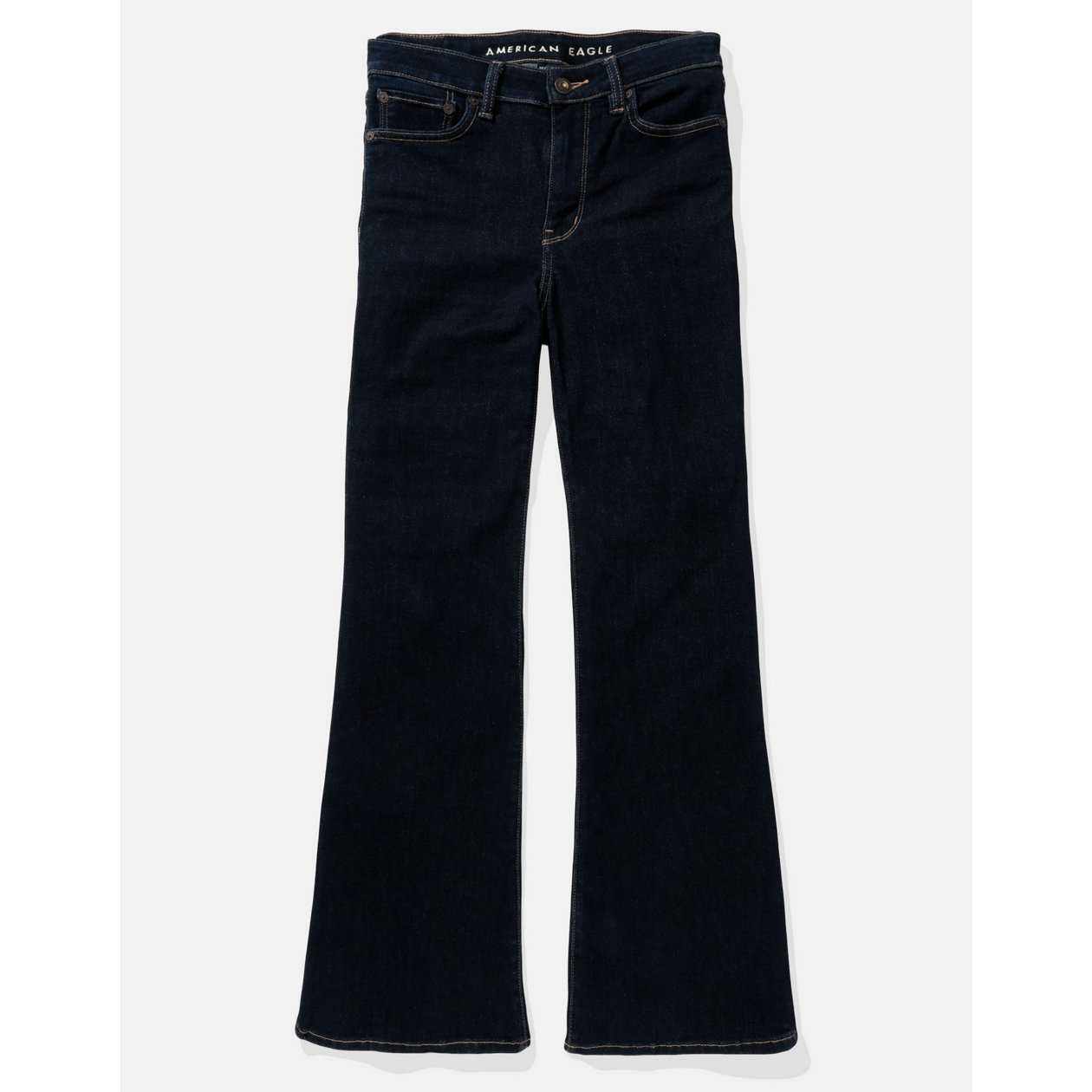 กางเกงยีนส์ ผู้หญิง SUPER HIGH-RISE FLARE JEANS ( 043-4749-852 )