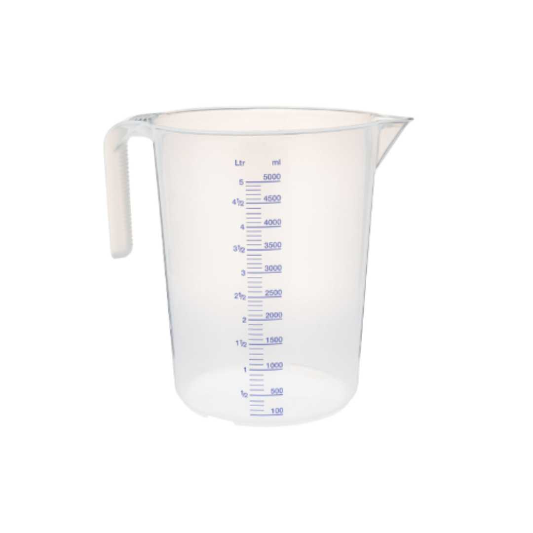 251001 POLYPROPYLENE MEASURING JUG 1/10 CLEAR 1 L