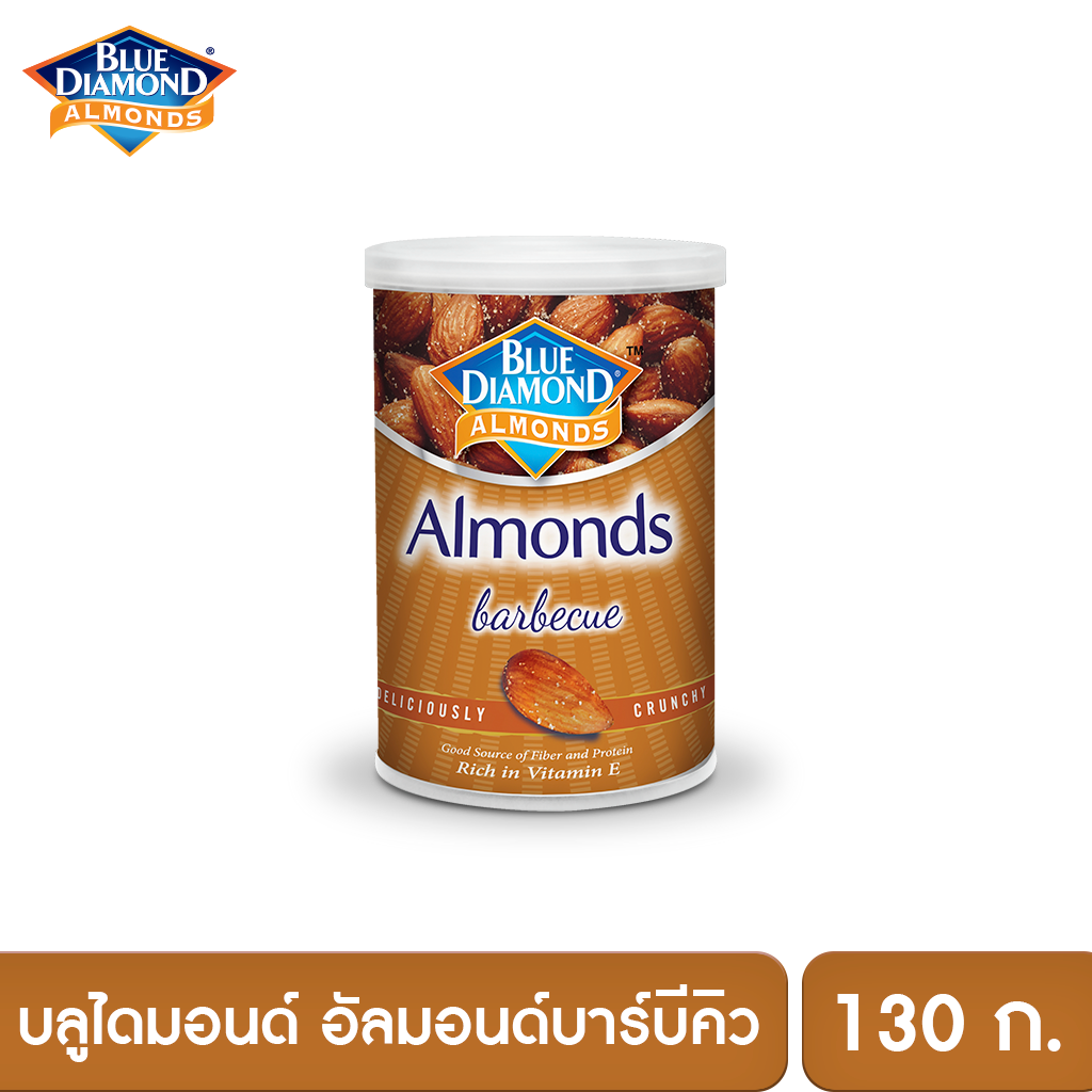 บลูไดมอนด์ อัลมอนด์บาร์บีคิว  Blue Diamond Barbecue Almonds 130 g.