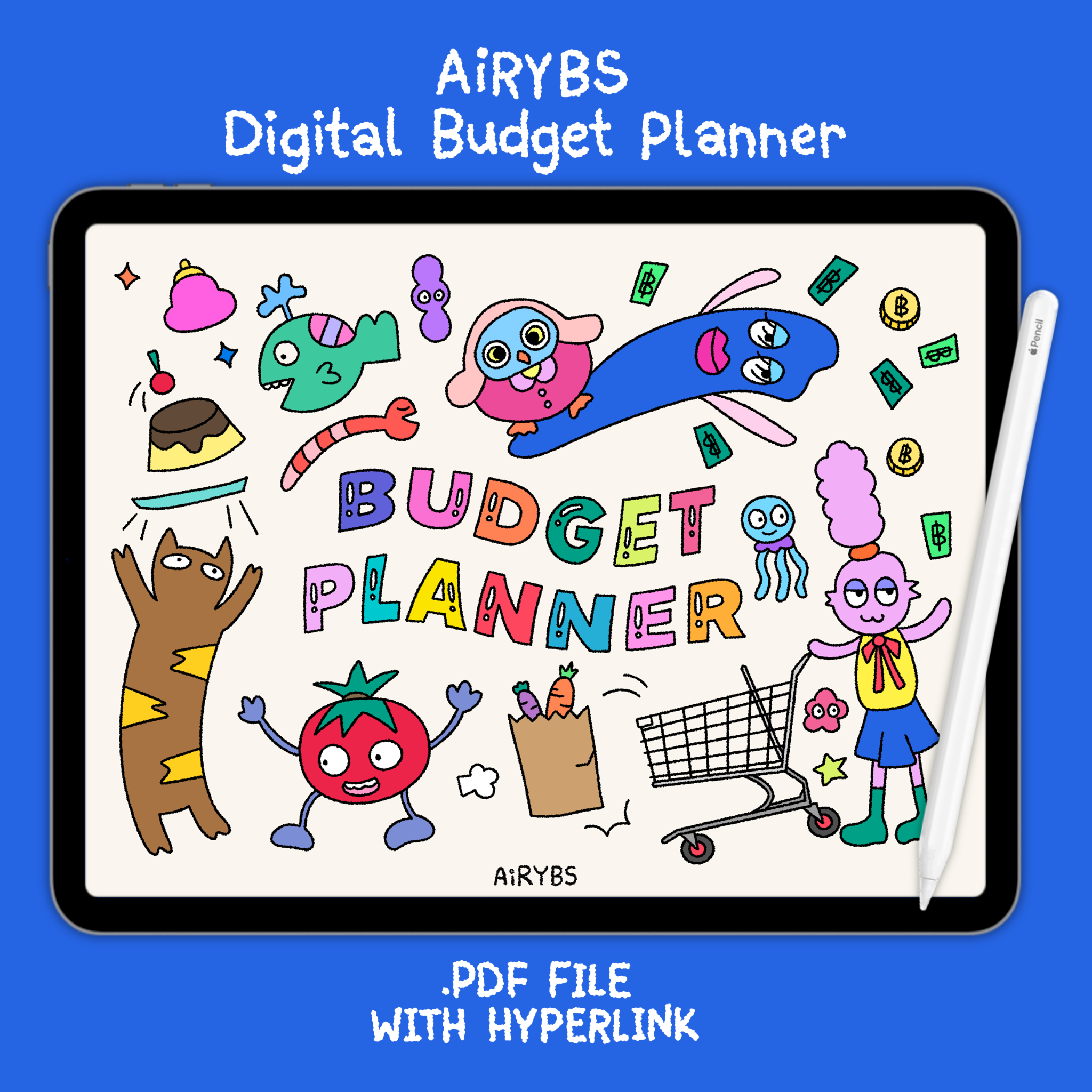 AiRYBS Digital Budget Planner 👛🪄