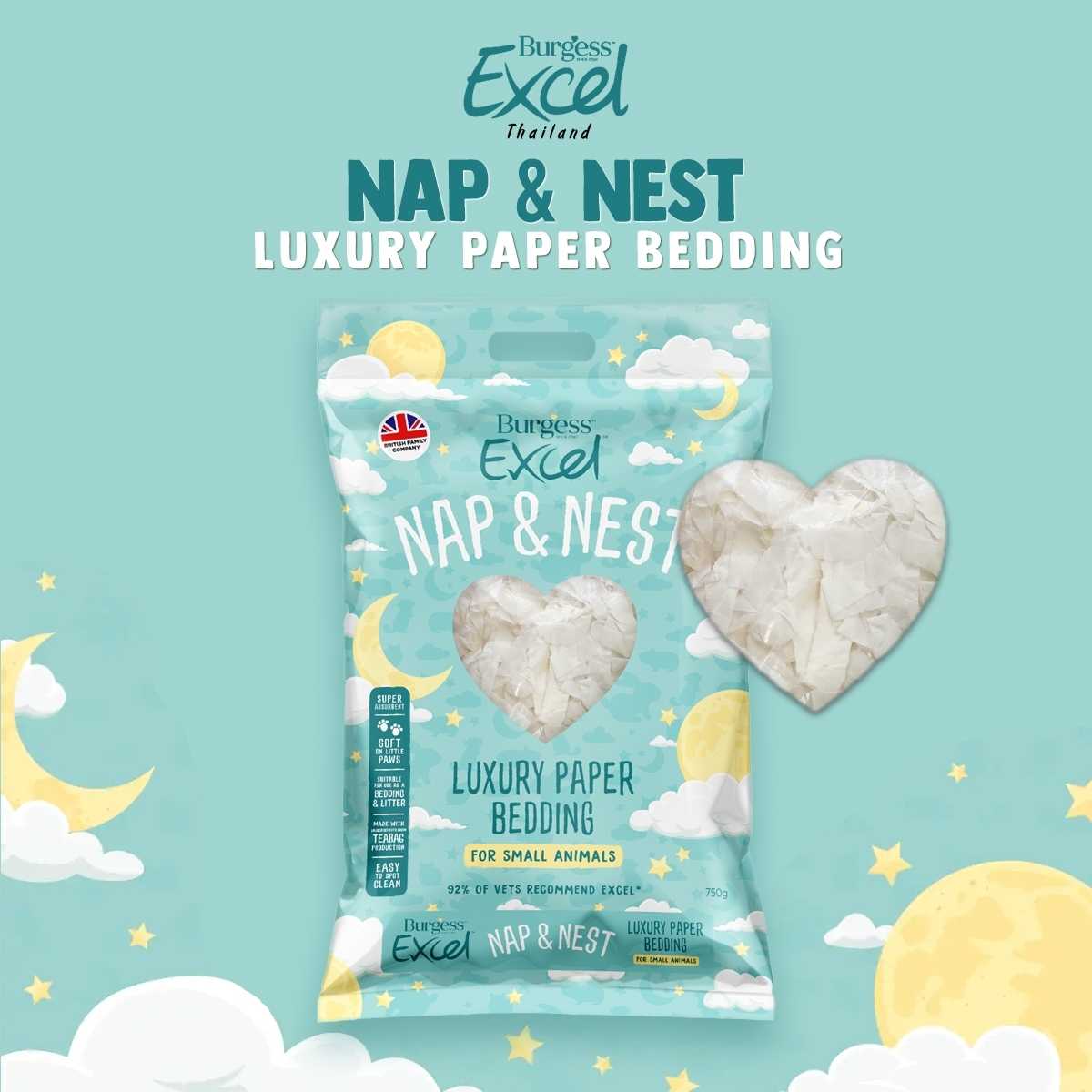 Burgess Nap and Nest Paper Bedding