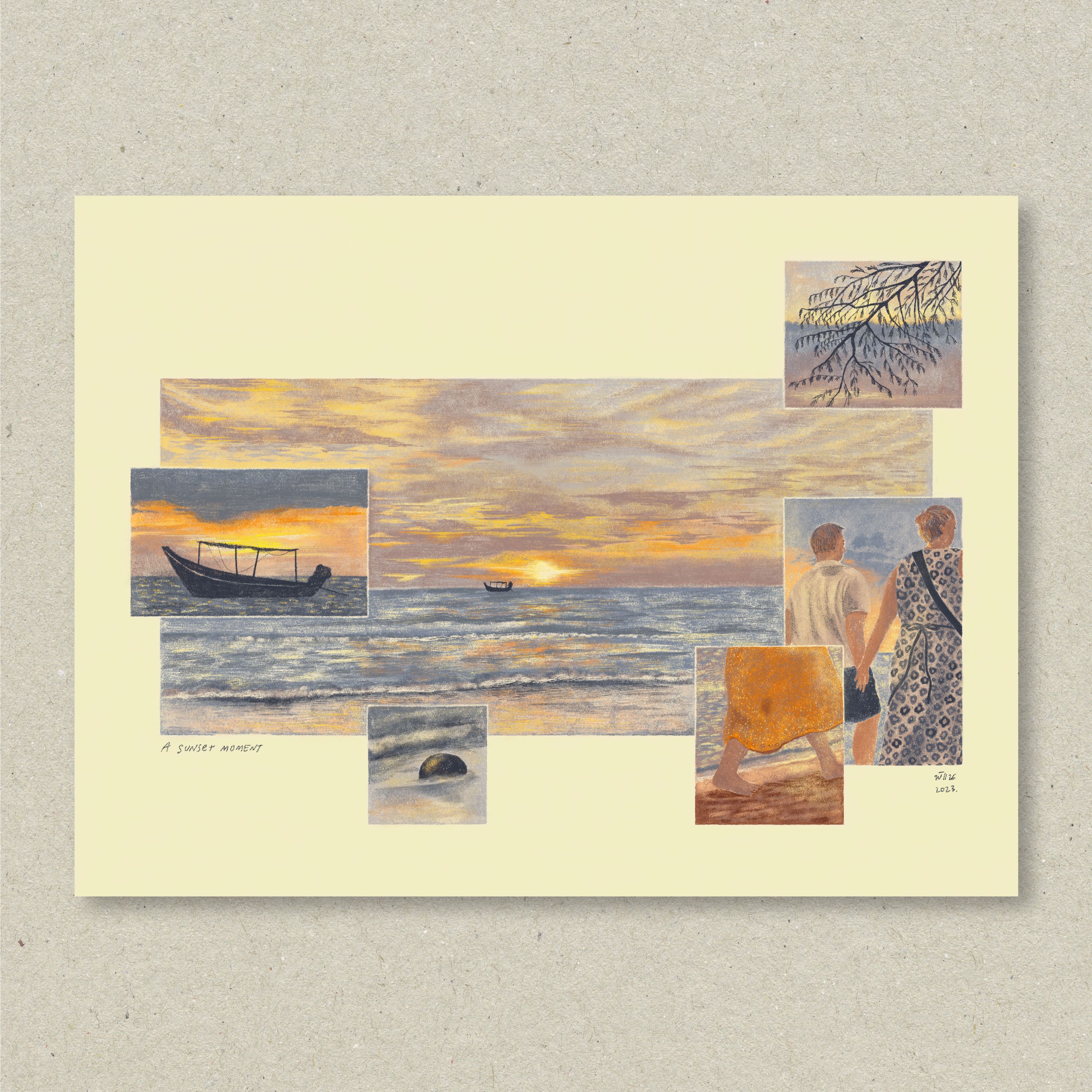 A Sunset Moment (postcard)