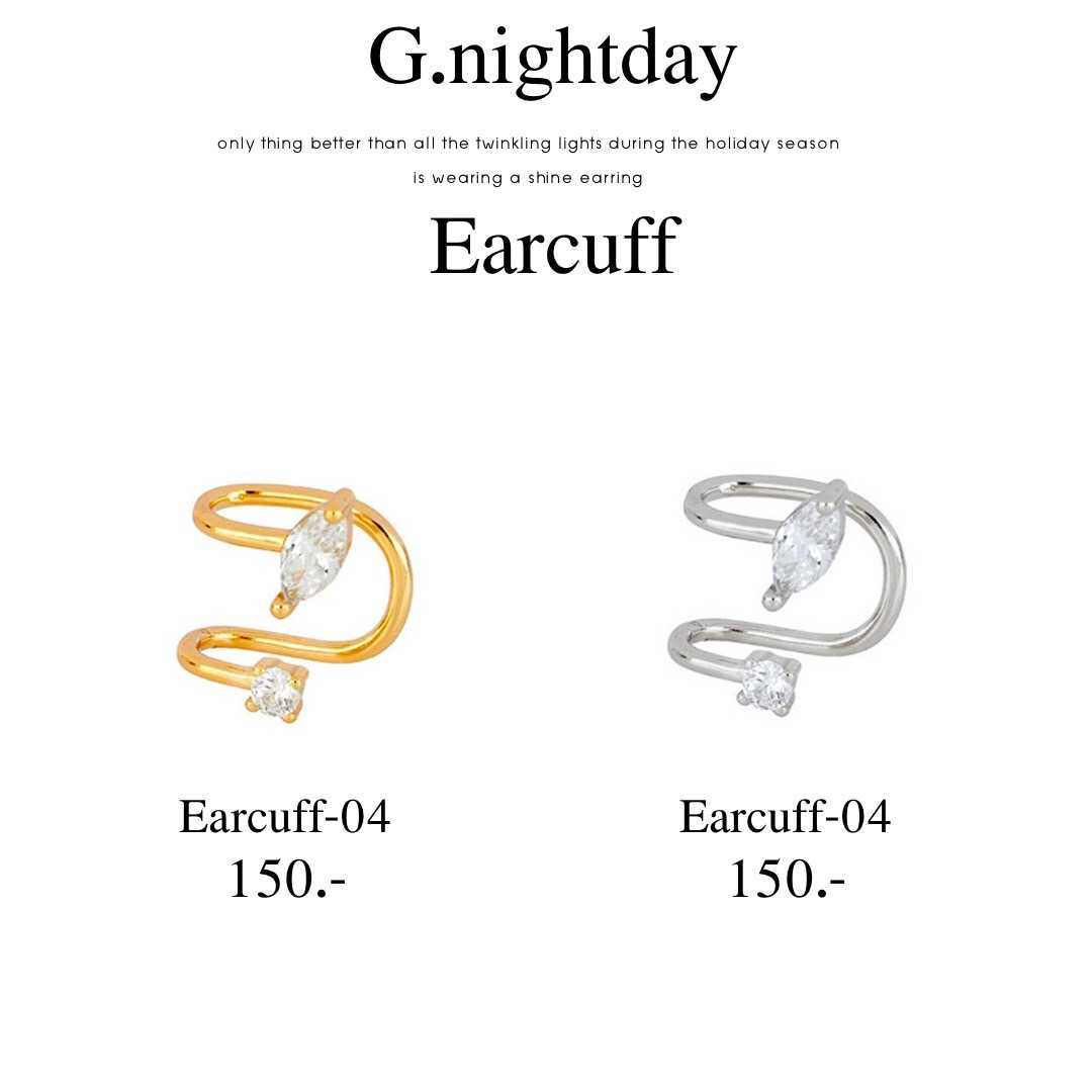 Earcuff 04 ต่างหูแบบหนีบ เอียร์คัฟ สำหรับคนไม่เจาะหู