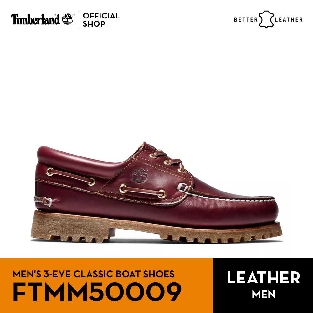 Timberland MEN'S ICON 3-EYE CLASSIC  AUTHENTIC  BOAT SHOE รองเท้าโบทชูผู้ชาย (FTMM50009)