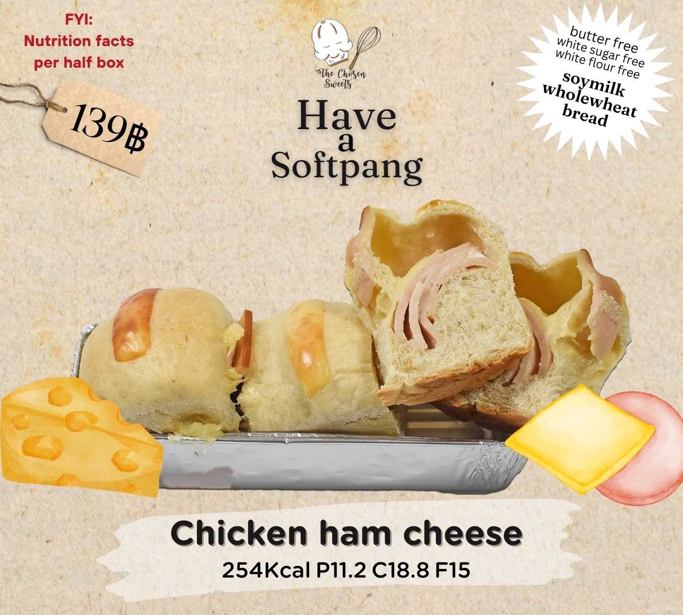 The chosen - Have a Softpang รส Chicken ham cheese (Pre-order)
