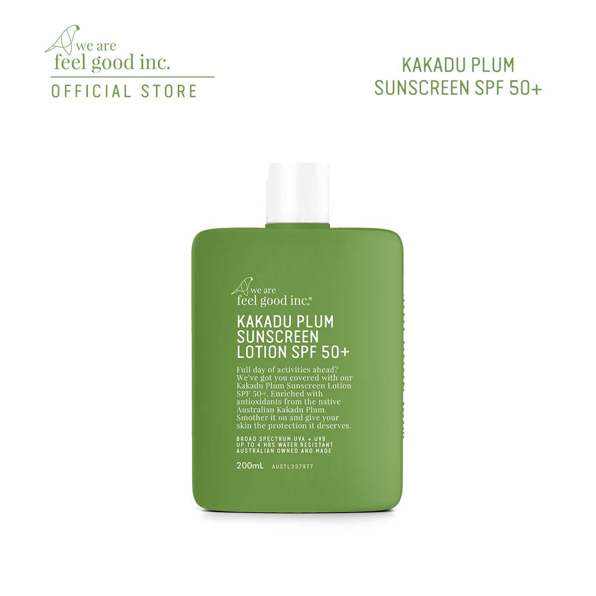 Kakadu Plum Sunscreen Lotion SPF50+ (200ml.)