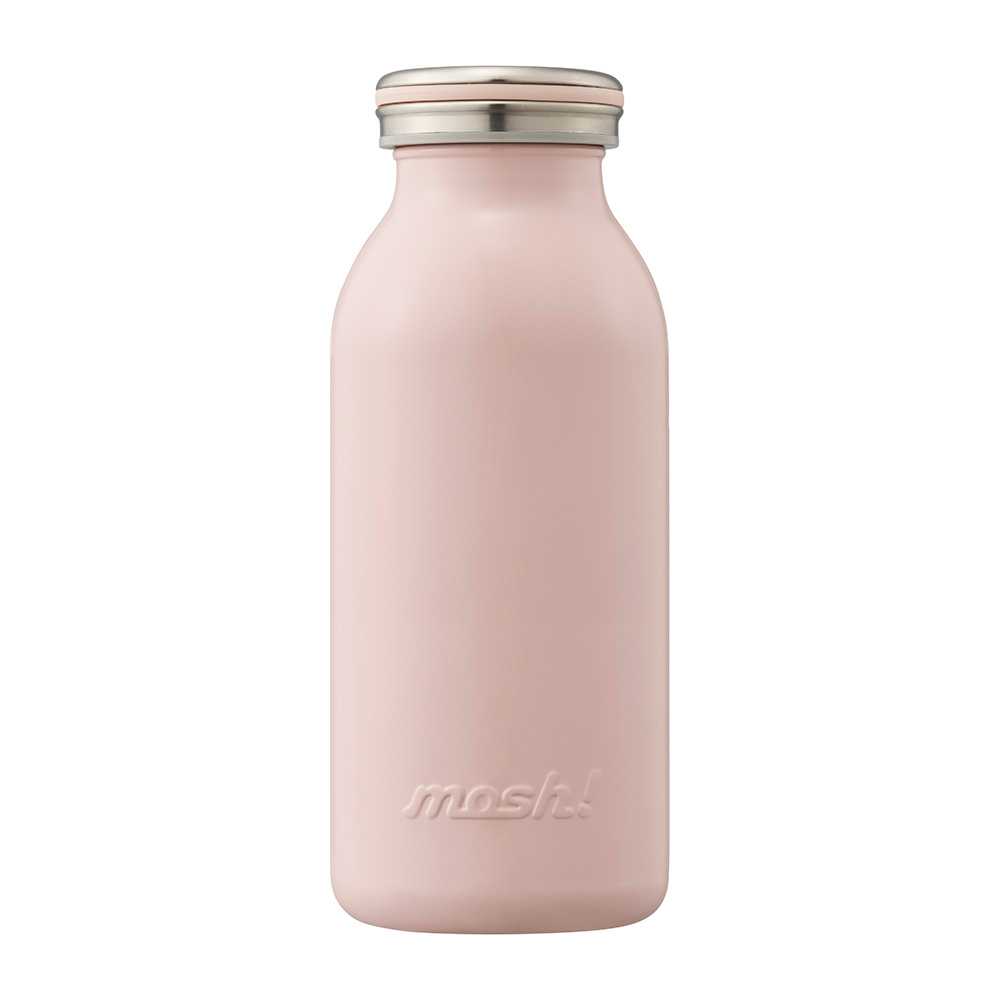 Mosh! MILK STAINLESS BOTTLE 600 ML STRAWBERRY
